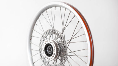 Kit roues STRIDA 16 pouces (argent) - 448-16-silver-set brakediscs freewheel - frein - Roue