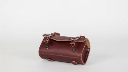 Brown leather STRIDA saddlebag - bag - Saddle bag - ST-SB-008 - strida