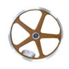 Achterwiel 16 inch kunststof, bruin – voor STRIDA