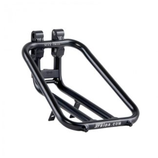 Zwarte aluminium bagagedrager - bagagedrager - ST-RK-001 - strida