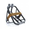 Rear rack aluminium with straps, black – for STRIDA