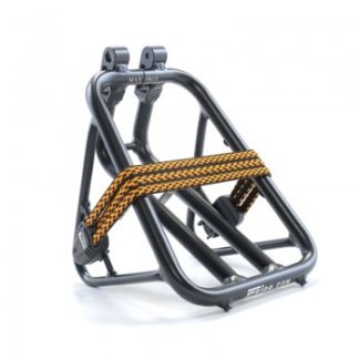 Black aluminium STRIDA rear rack with straps - rear rack - ST-RK-002 - strida