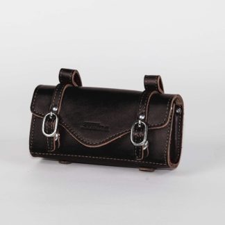 Leder Satteltasche, schwarz - Satteltasche - ST-SB-009 - strida - Tasche