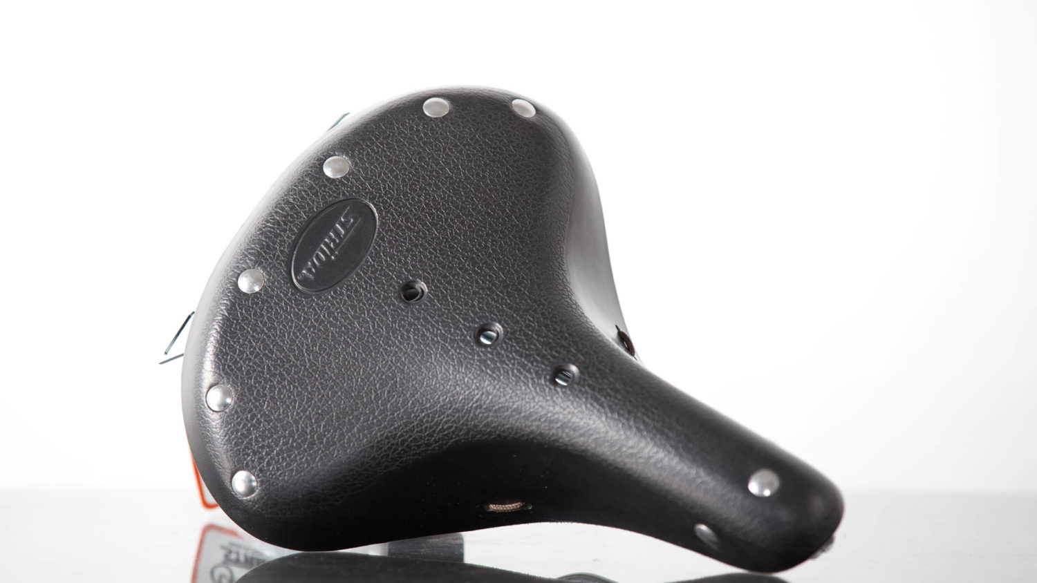 Black leather STRIDA saddle - Bike seat - en - ST-SDL-004 - strida