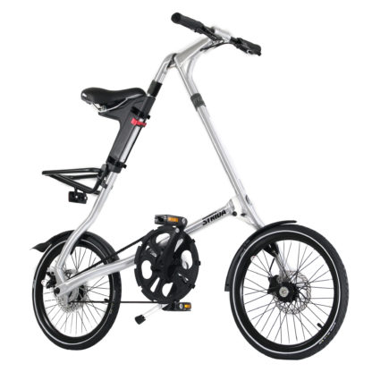 STRIDA SX Silver Brush - Black details - 1 versnelling - 18 inch - design fiets - design vouwfiets - driehoekig - driehoekige - driehoekige vouwfiets - fiets - kopen - lichtgewicht - nieuw - opvouwbare fiets - Plooibare fiets - Plooifiets - plooifiets kopen - plooifietsen kopen - strida - strida design vouwfiets - sx - te koop - unieke vouwfiets - vouwfiets - vouwfiets kopen - vouwfietsen - vouwfietsen kopen - vouwfietsenwinkel - winkel