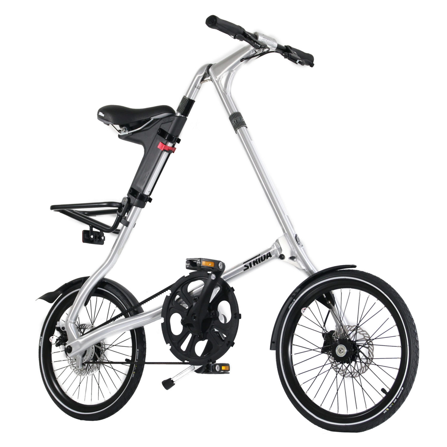 STRIDA SX Silver Brush - Black details - 1 versnelling - 18 inch - design fiets - design vouwfiets - driehoekig - driehoekige - driehoekige vouwfiets - fiets - kopen - lichtgewicht - nieuw - opvouwbare fiets - Plooibare fiets - Plooifiets - plooifiets kopen - plooifietsen kopen - strida - strida design vouwfiets - sx - te koop - unieke vouwfiets - vouwfiets - vouwfiets kopen - vouwfietsen - vouwfietsen kopen - vouwfietsenwinkel - winkel