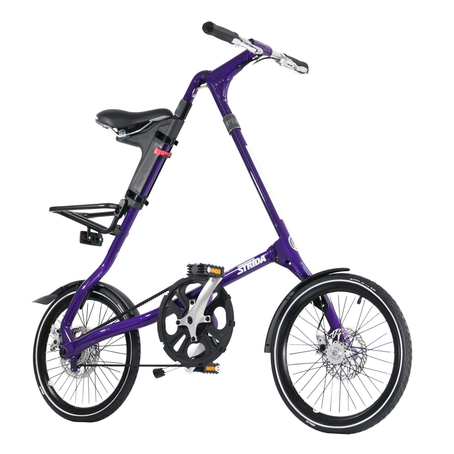 purple 18 inch bike