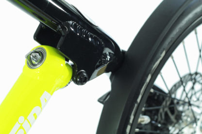STRIDA SX Black Neon - 18 Zoll - Design Fahrrad - Design Faltrad - dreieckig - dreieckiges - Dreieckiges Faltrad - Eingang - einzigartiges Faltrad - Fahrrad - Faltbares Fahrrad - Faltbares Fahrrad kaufen - Faltbares Fahrräder kaufen - Faltrad - Faltrad-Shop - Falträder - Falträder kaufen - Geschäft - Kaufen - Klapprad - Klapprad kaufen - Leicht - neu - strida - Strida design Faltrad - sx - zu verkaufen - zusammenklappbares Fahrrad