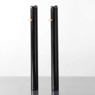2 tube guidon couleur noir - 215-03-BK - Guidons