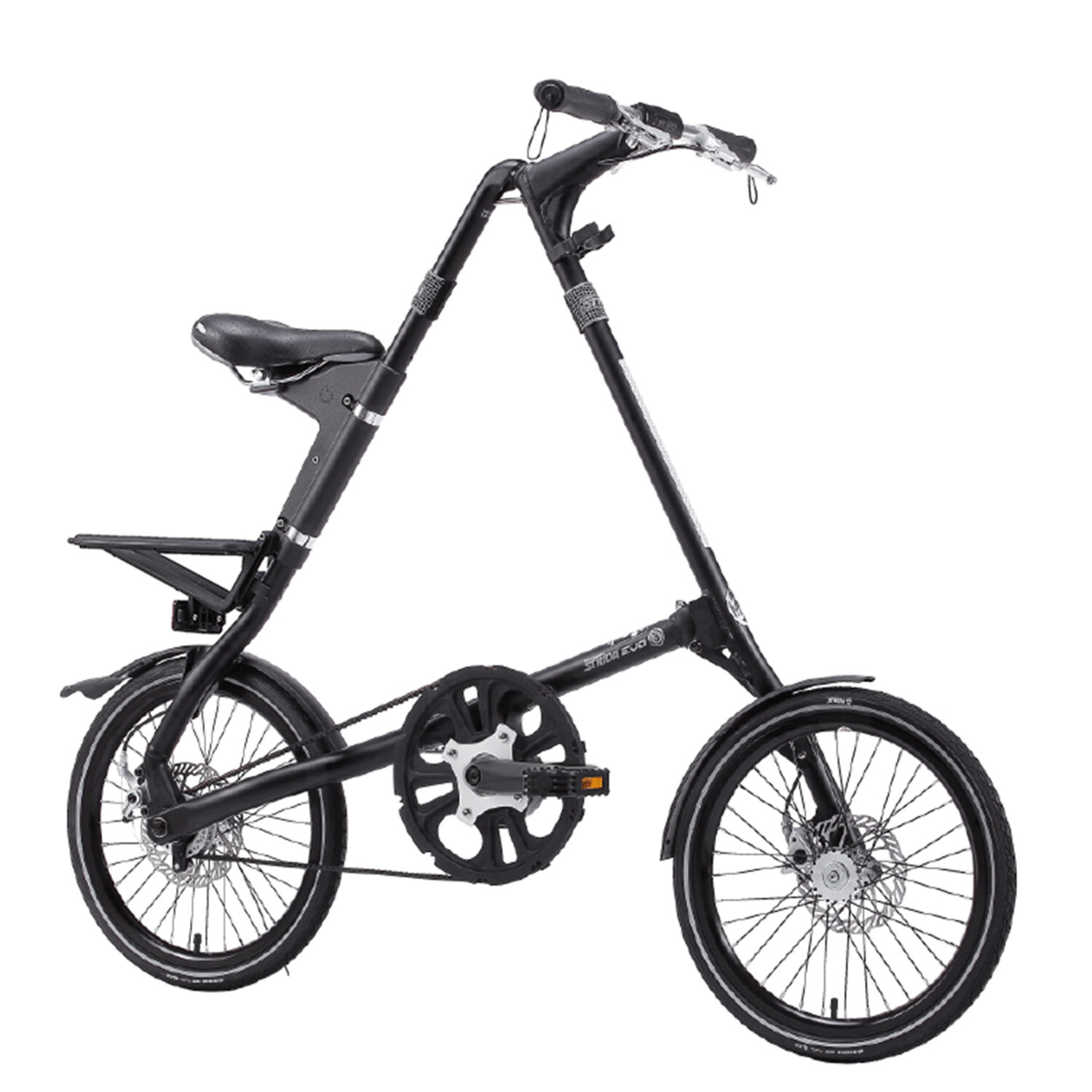 STRIDA Evo 3S Glossy Black Folding bike 