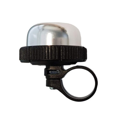 Silver STRIDA bike bell - Bicycle bell - Safety