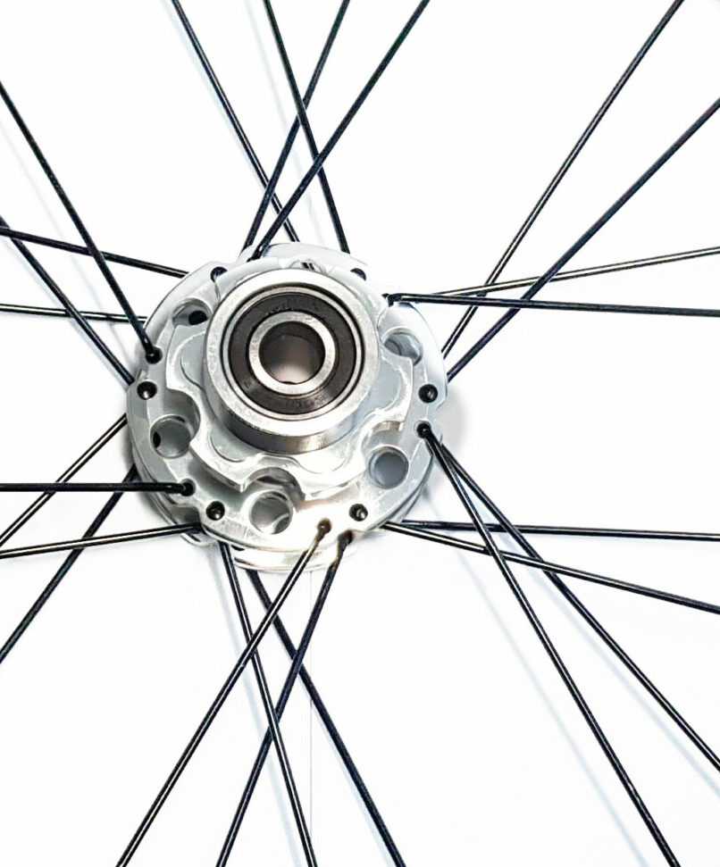 Rear 16 inch STRIDA Rim Black Aluminium wheel