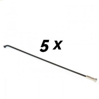 16 inch zilverkleurige spaken - Set van 5 stuks - 16 inch - 472-16"-SL - spaken - zilver