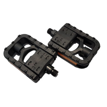 Leichte Klapppedale aus schwarzem Aluminium - F265-BB - Fahrradpedal - Klapppedale - Pedale