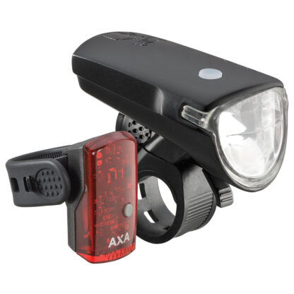 Axa GreenLine 40 LUX - Kit Éclairage Vélo - Noir - AXA - Eclairages - la visibilité - Lampe à LED - Lampes de vélo - LED - rechargeable - Sécurité - usb