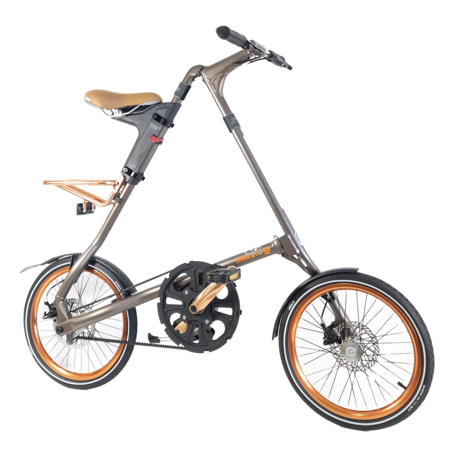 STRIDA EVO 3S Bronze Ultra Vouwfiets — STRIDA