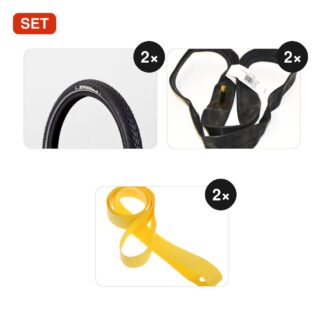 Bandenset 16 inch (voor en achter)