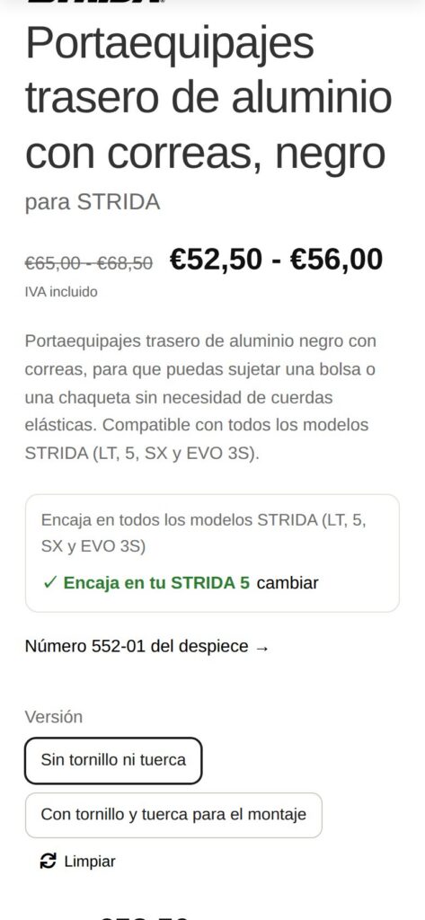 «Encaja en tu STRIDA 5»