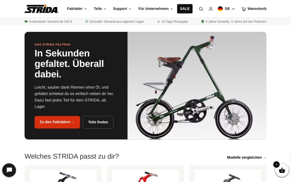 Die neue Startseite